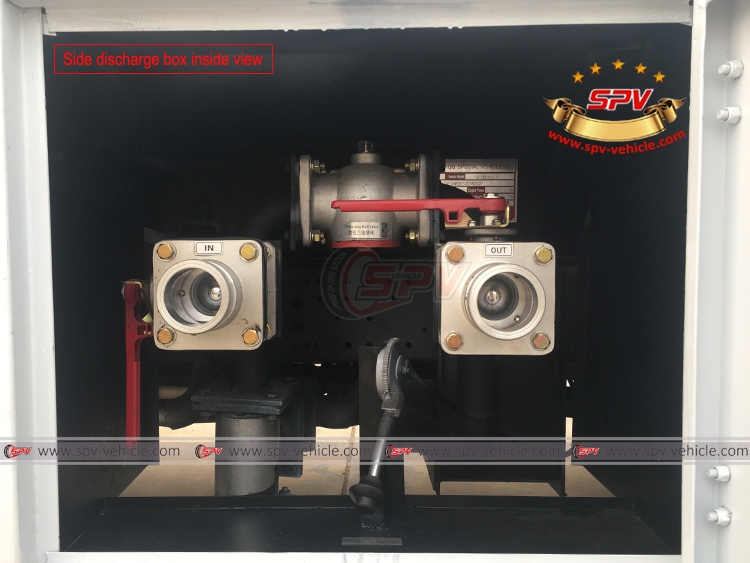 2,000 litres Mini Fuel Bowser ISUZU - Side Discharge Box